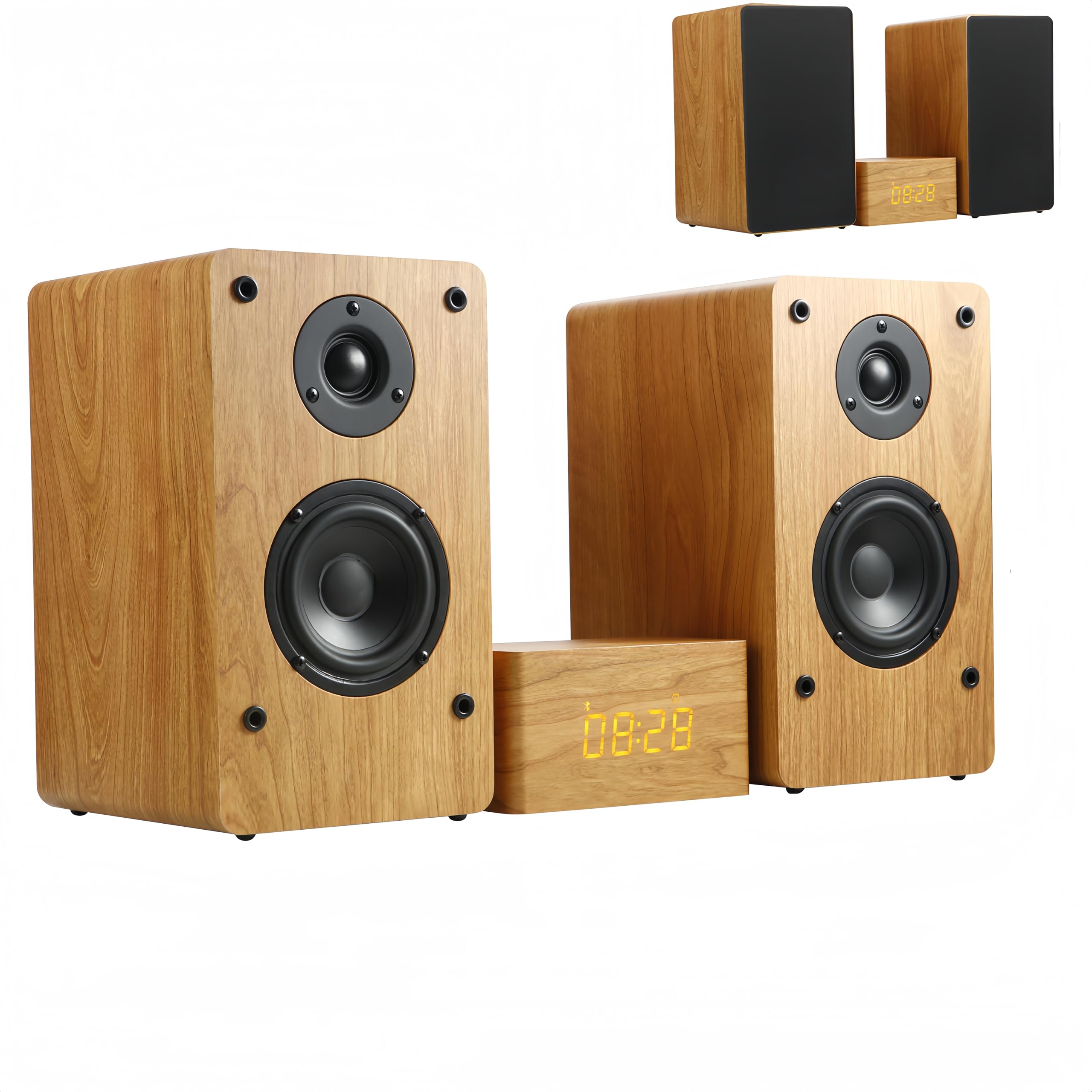 Amazon.co.jp: ブルートゥース スピーカー Bluetooth 5.3 ウッド