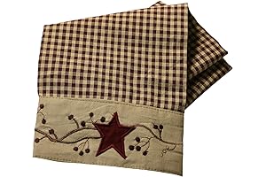 Stars and Berries Border Country Towel