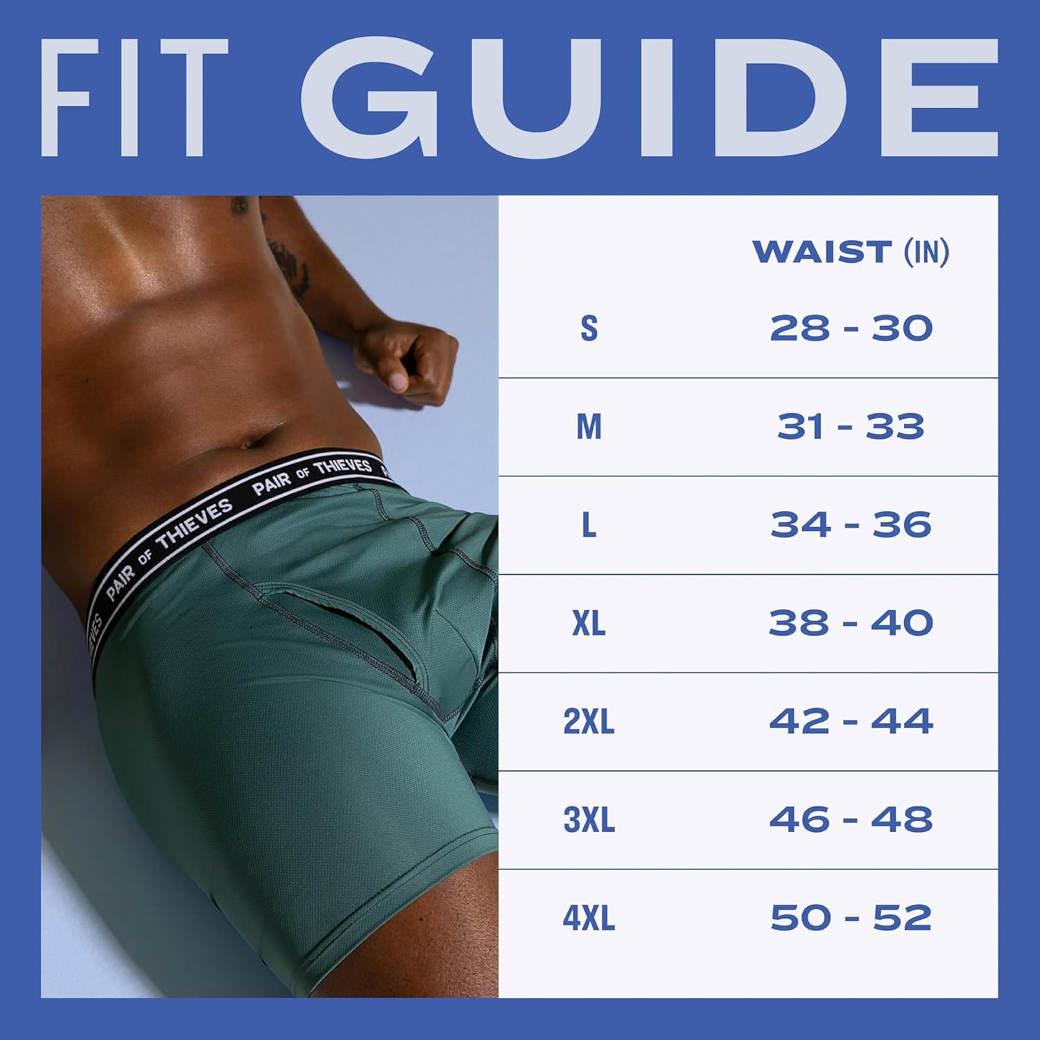 Pair of Thieves Men Every Day Kit Performance Long Boxer Briefs | Underwear for Men | Soft and Tagless | Moisture Wicking - Image 6