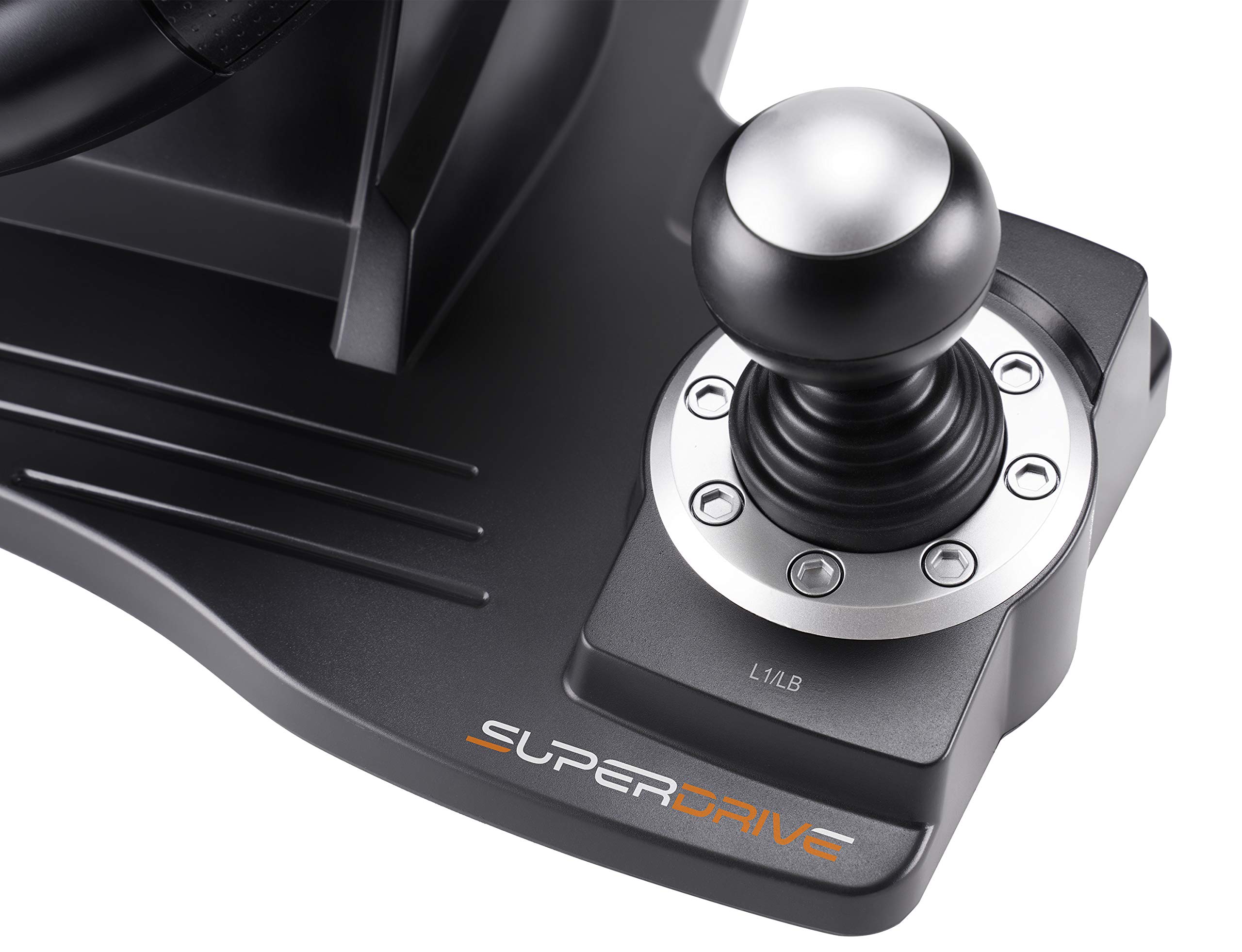 Superdrive - Volante da corsa GS500 con leva del cambio, pedale e vibrazioni per PS4, Xbox One, PC, PS3