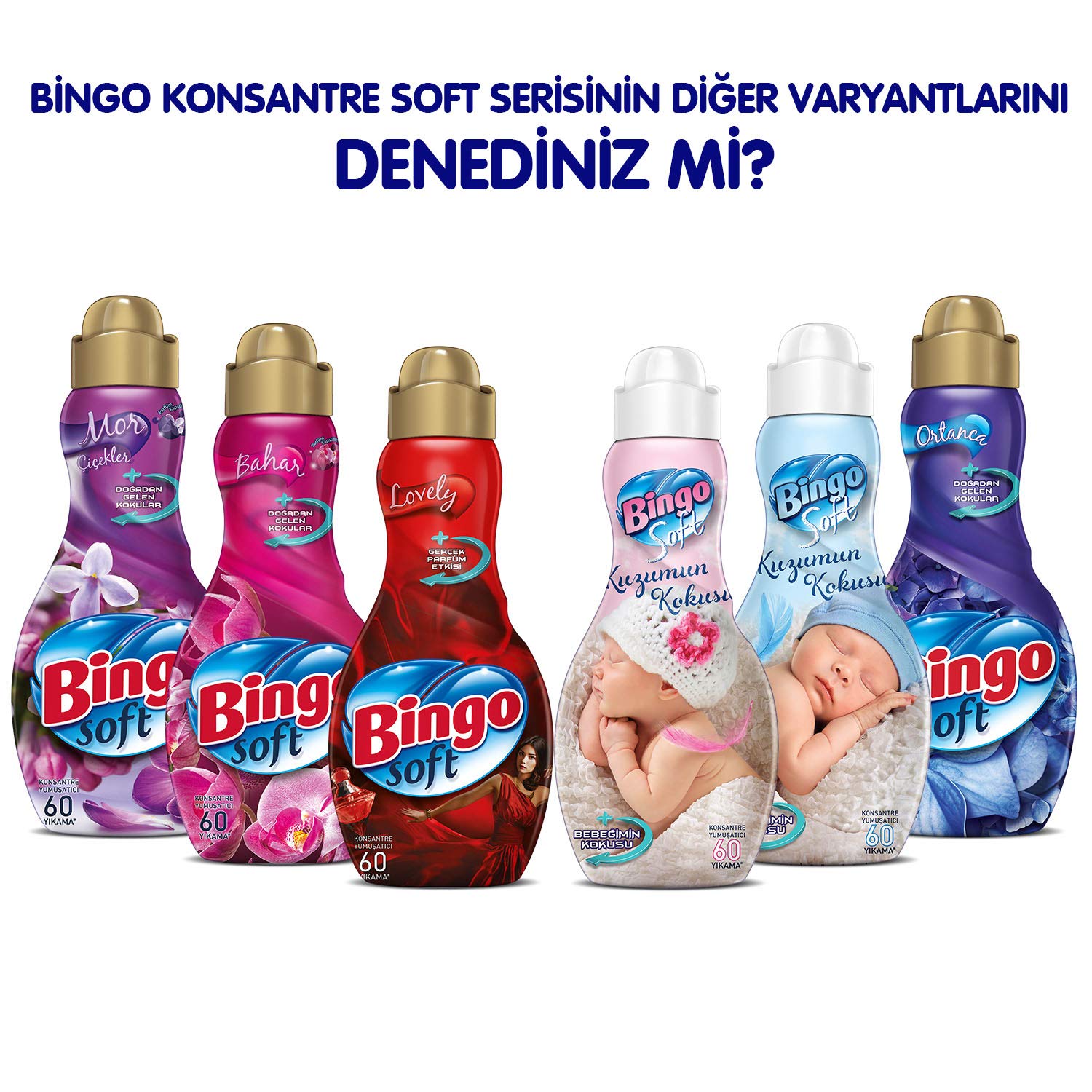 Bingo Soft Konsantre Çamaşır Yumuşatıcısı, Sensitive, 1440 Ml