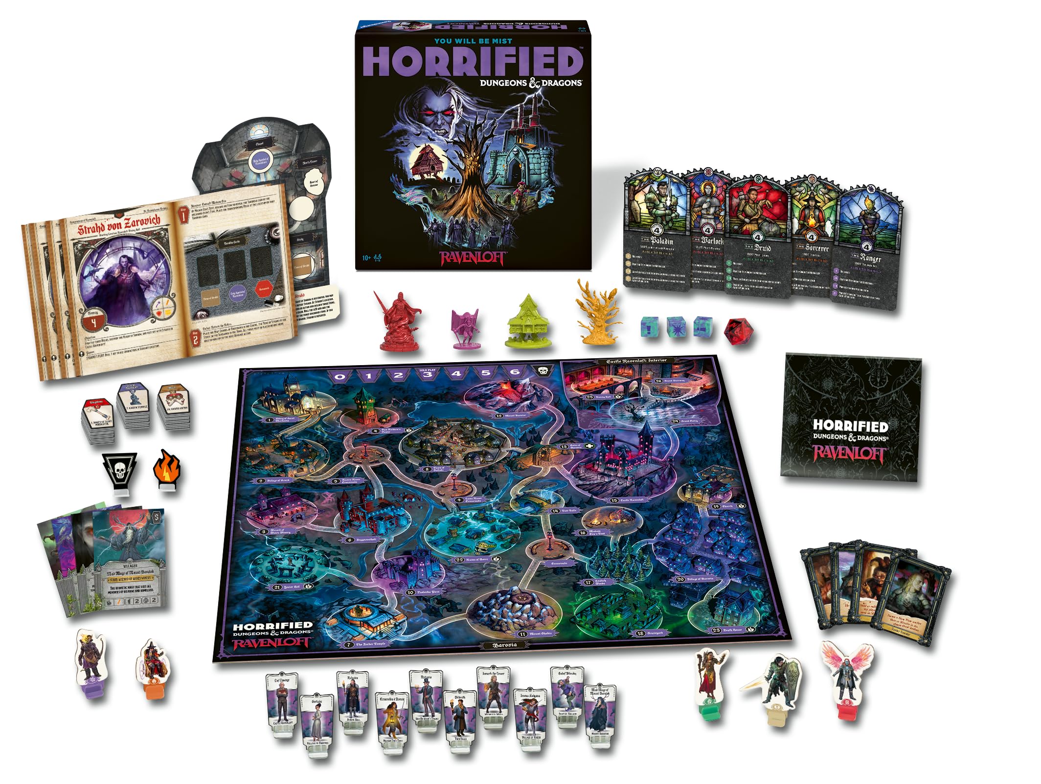 Ravensburger Horrified Games – Dungeons & Dragons 2 – Strategy Board Game – Critical Thinking & Teamwork – Cooperative Gameplay – Unique Monster Challenges – 1 to 5 Players – Adults & Kids 10+