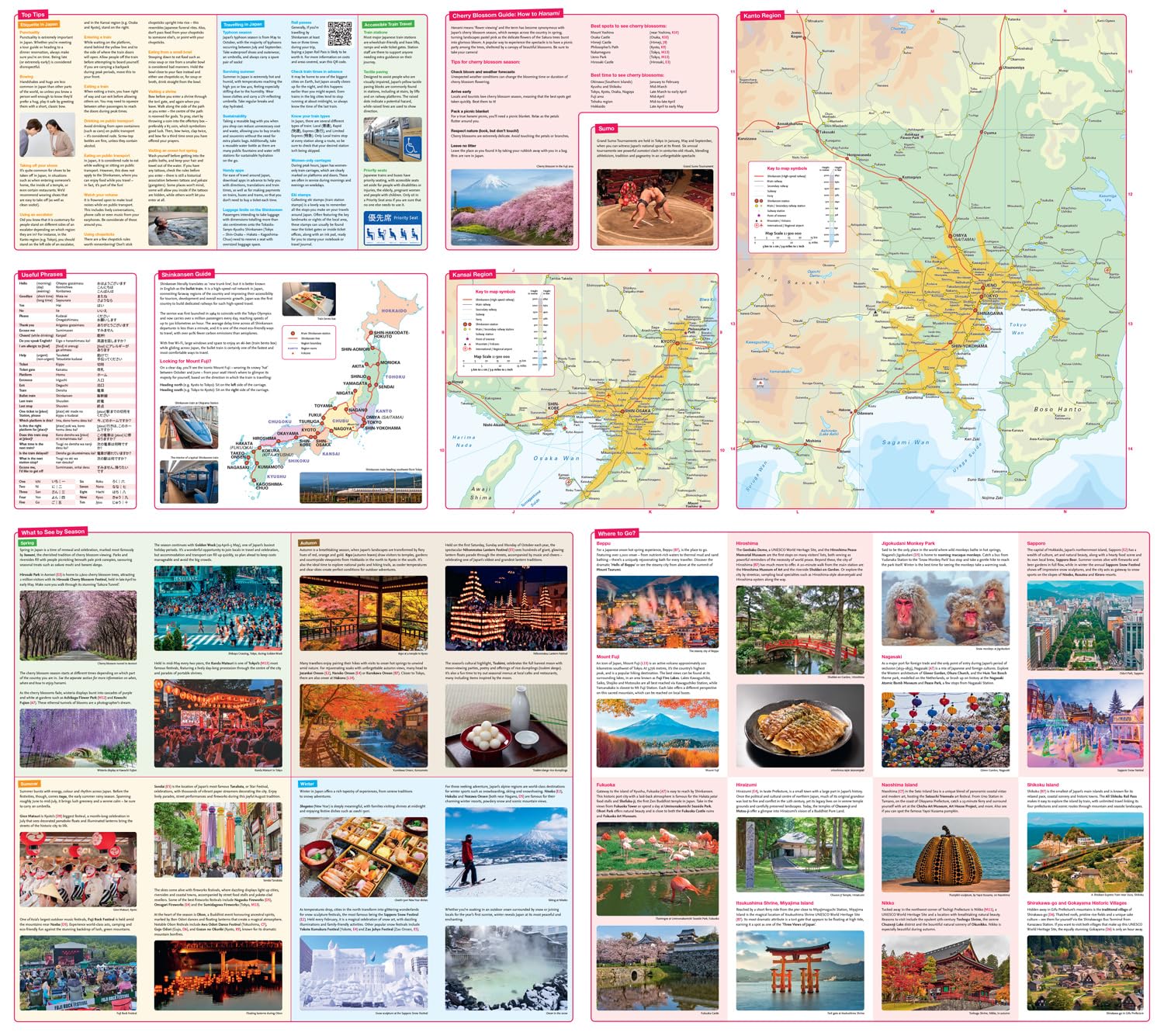 Collins Rail Map of Japan: Plan your flight-free Japanese adventure