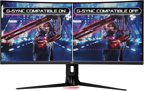 Vista 21 de ASUS ROG Strix XG27AQV - Monitor curvo IPS LED HDR de 27 pulgadas, 16:9, 170 Hz, WQHD, color negro