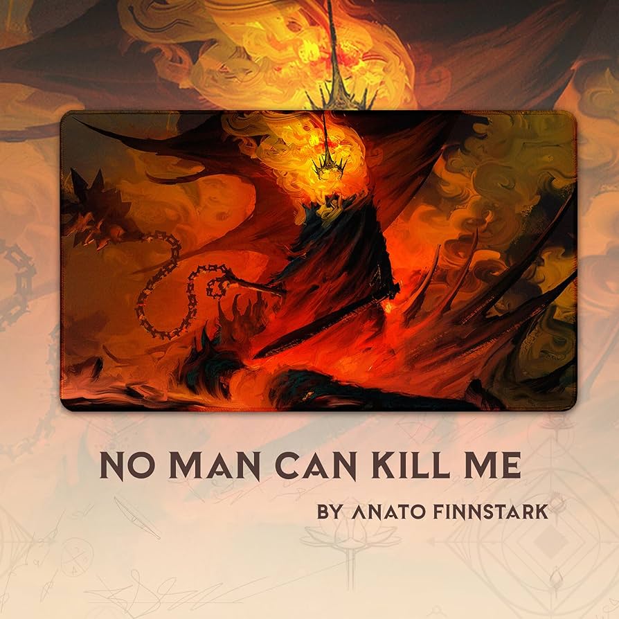 新品未使用　MTG ロードオブザリング　プレイマット　I am no man Amazon.com: Paramint The Nine Black Riders (Stitched) - MTG