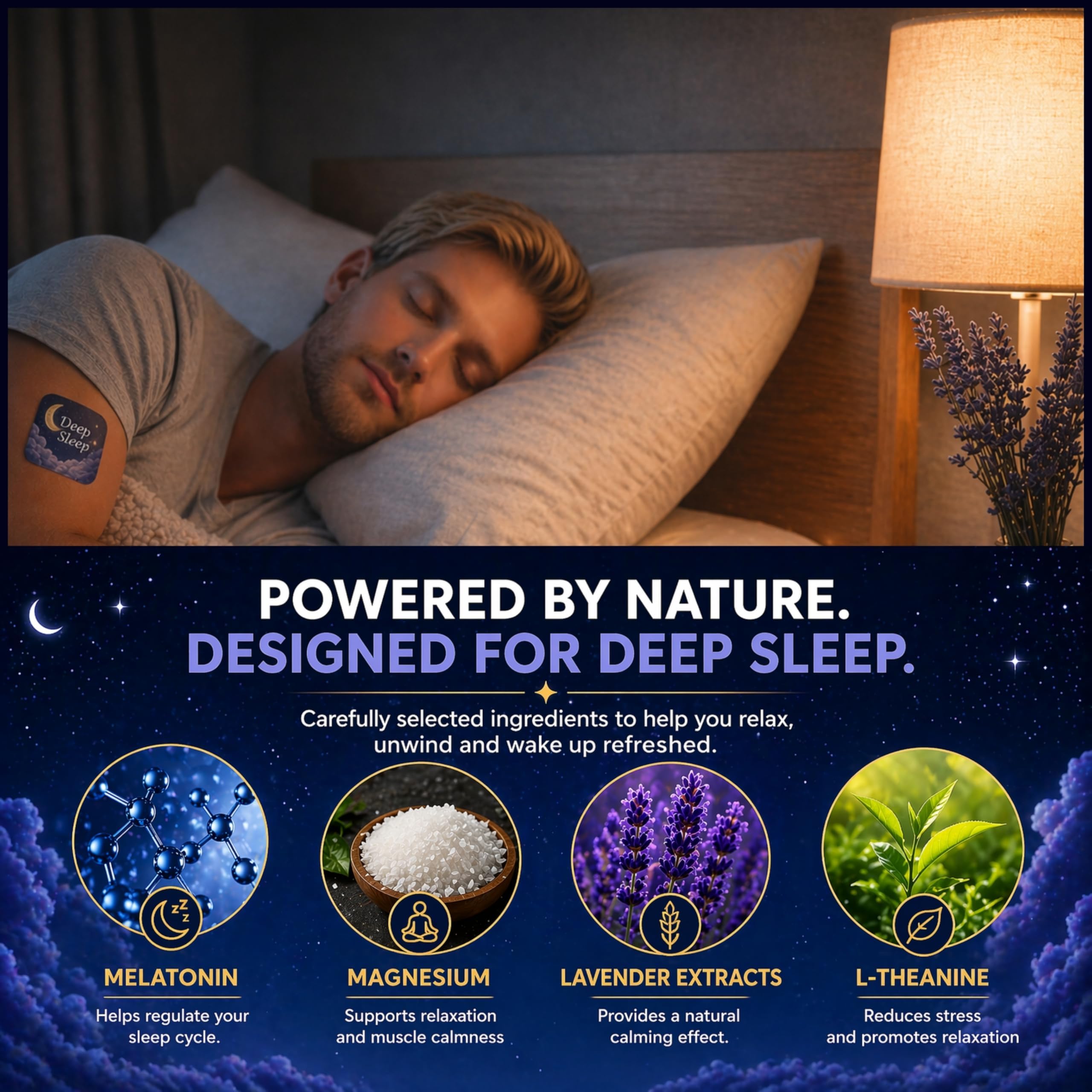 Premium Sleep Patches For Adults 90 Count Extra Strength for Men & Women — Amazon image 6