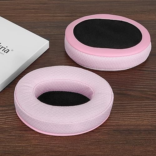 Miniatura 4 de Geekria PRO - Almohadillas de repuesto de tela de malla extra gruesa para Logitech GPro/GProX/GProX2/GProX League of Legends Edition, almohadillas