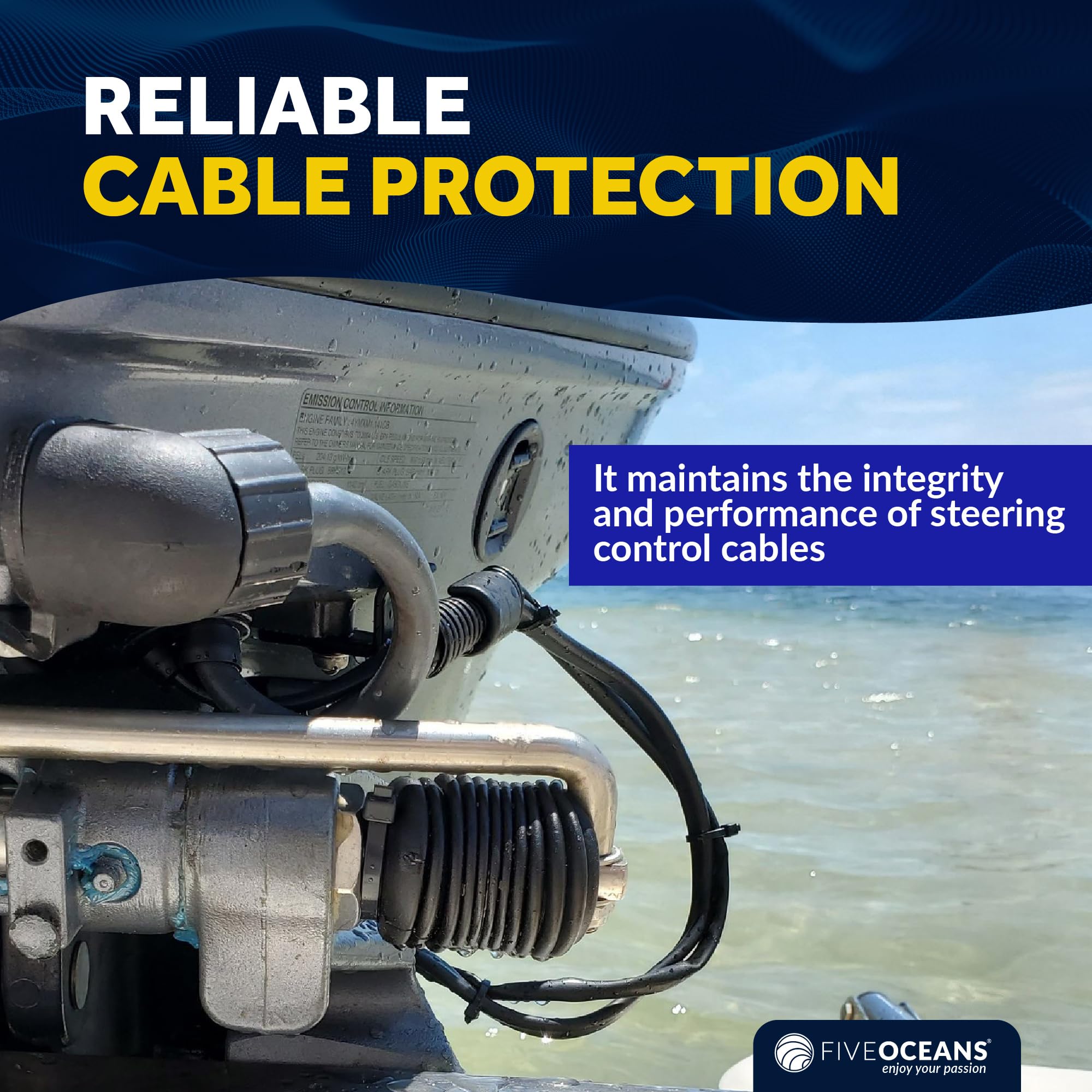 Boat Cable Cover Marine Rigging Boot / Cable Guard - Rubber Hole Cover ...