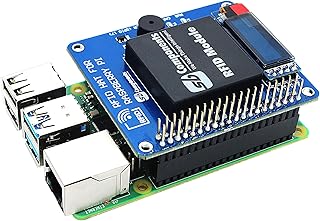 sb components RFID HAT for Raspberry Pi with 0.91” OLED Display, RFID Shield Expansion HAT for Raspberry Pi 4B/3B+/3B/2B/B+/A+/Zero and Zero W, Raspberry Pi RFID Reader & Control Board