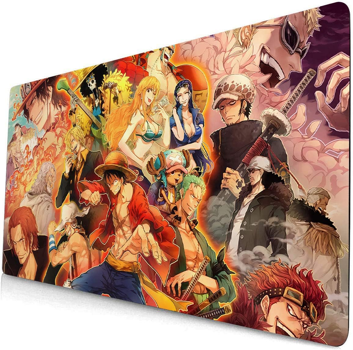 One Piece Mouse Pad Large Desk pad Game Anime Desk pad Keyboard pad Monkey·D·Luffy Roronoa Zoro Nami Sanji Tony Tony Chopper Nico Robin Mouse Pads 279