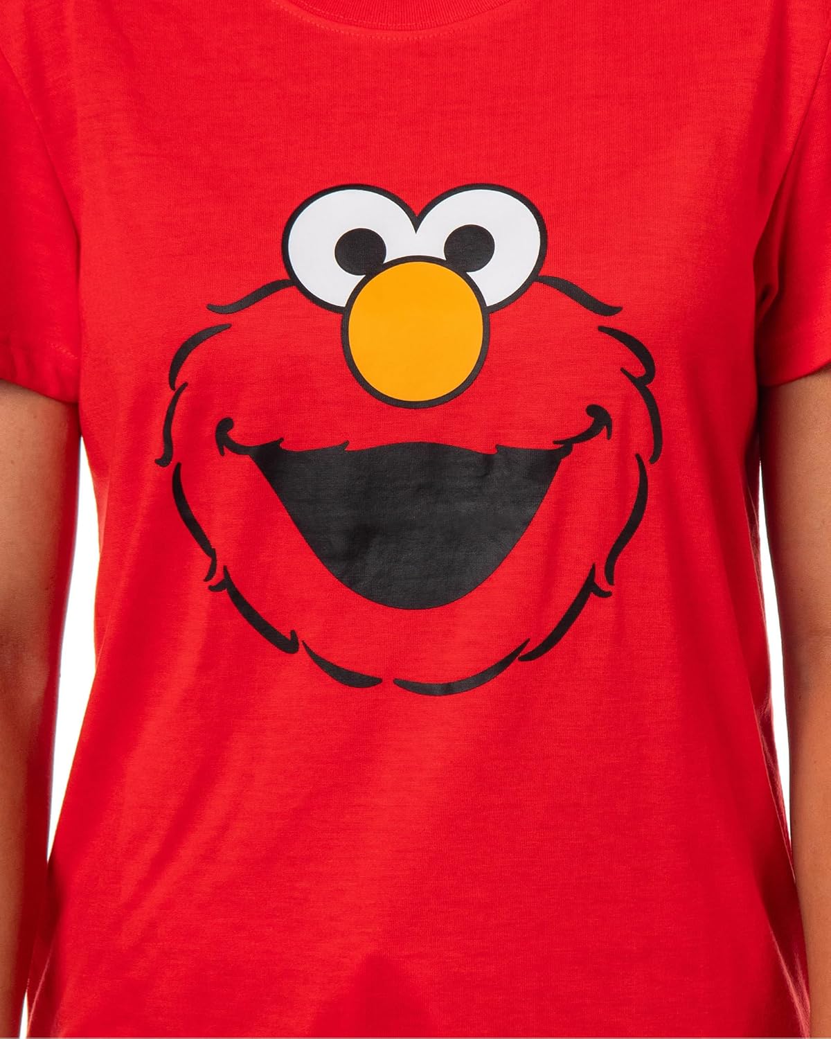 Sesame Street Women's Face Tossed Print Sleep Pajama Set Shorts - Image 3