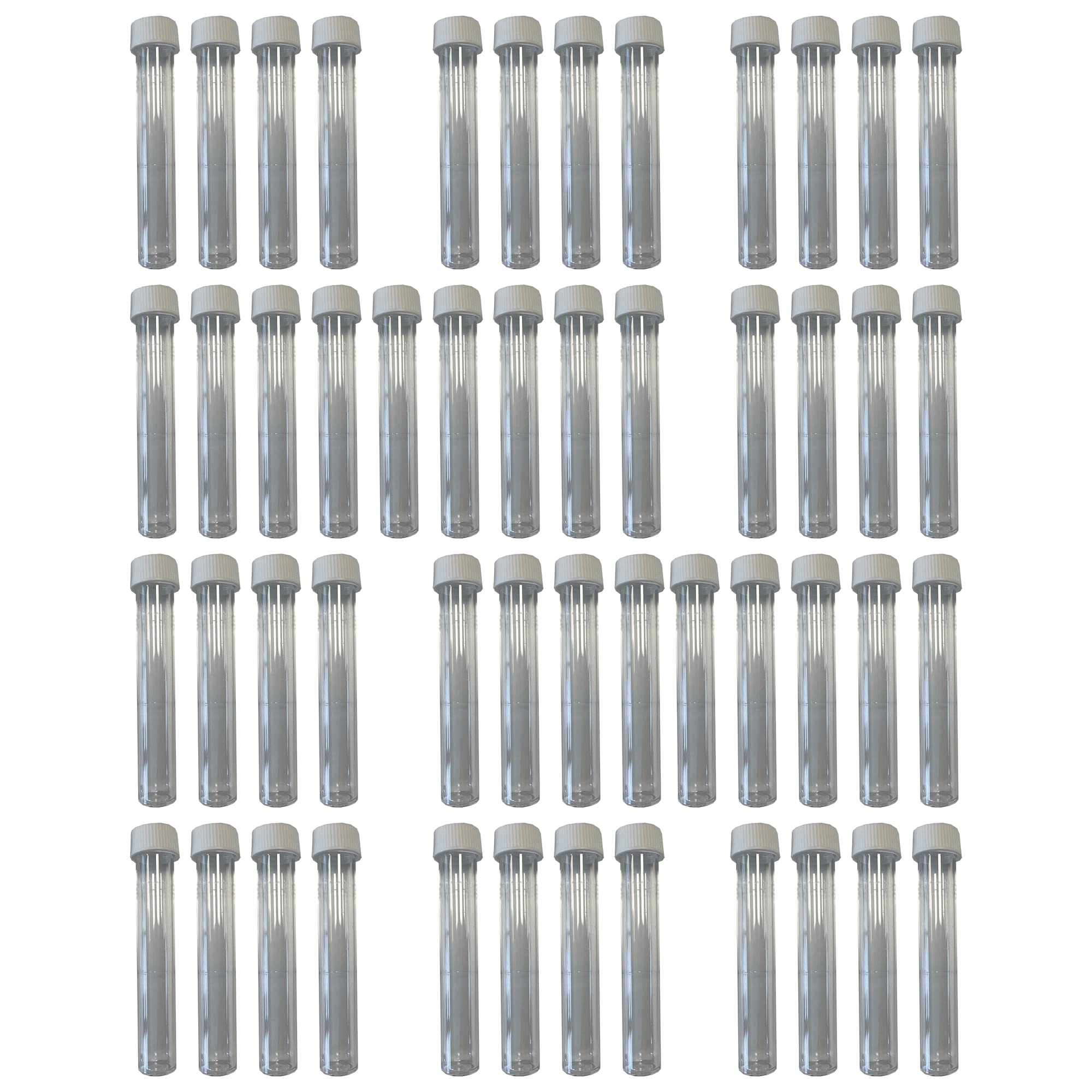 Aquacadabra 15ml Test Tubes x50 with Leak-Proof Screw Caps, Ideal for Aquarium Water Test Kits