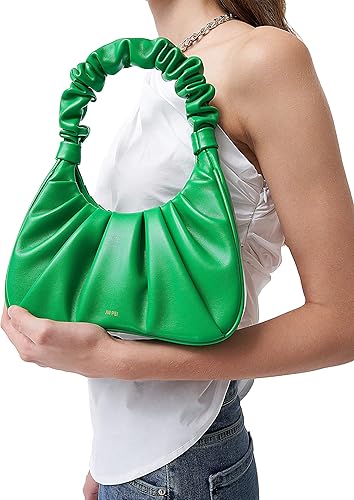 Miniatura 7 de JW PEI Gabbi - Bolsa chic de mano bolsa de cuero vegano vintage hobo bolsa de moda para mujeres Beige, Negro, Rojo (Chili Red), Azul clásico, Café