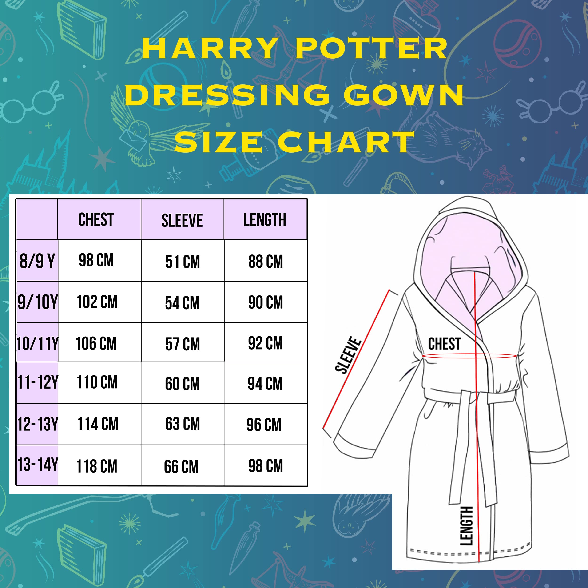 Harry Potter - Peignoir Enfant - Peignoir Enfant - Peignoir Gryffondor Noir - Marchandise Officielle