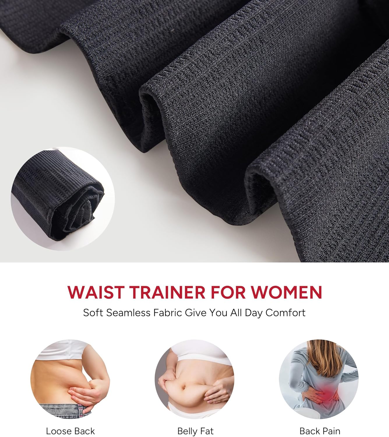 Nebility Waist Trainer for Women Corset Shapewear Tummy Control Segmented Waist Cincher Postpartum Faja Body Shaper - Image 6