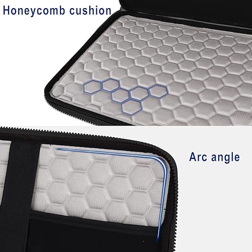 Miniatura 5 de Carcasa rígida de 13 a 13.3 pulgadas, protección contra impactos de cuerpo completo, ultrafina, impermeable, resistente a los arañazos,