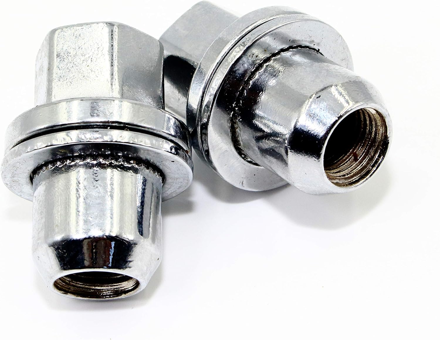 Set of 20 Veritek 14x1.5mm Chrome 22mm Hex Mag Washer OEM Style 1.84 Inch Lug Nuts for Land Range Rover HSE Sport LR3 LR4 Factory Wheels