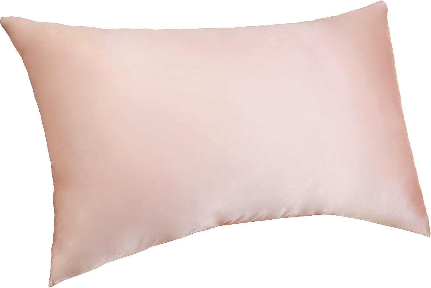 Amazon Brand – Pinzon Mulberry Silk Pillowcase - Standard, Blush