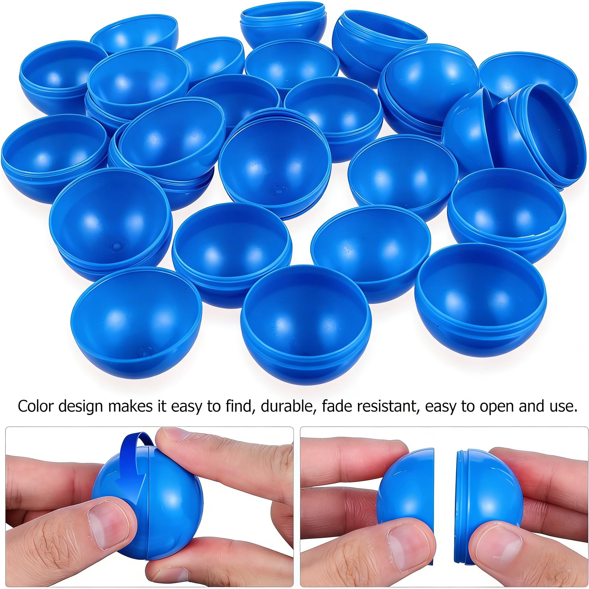 VICASKY – Lot De 50 Boules De Loterie Creuses 40 Mm – Accessoires Pour Bingo Et Jeux De Société