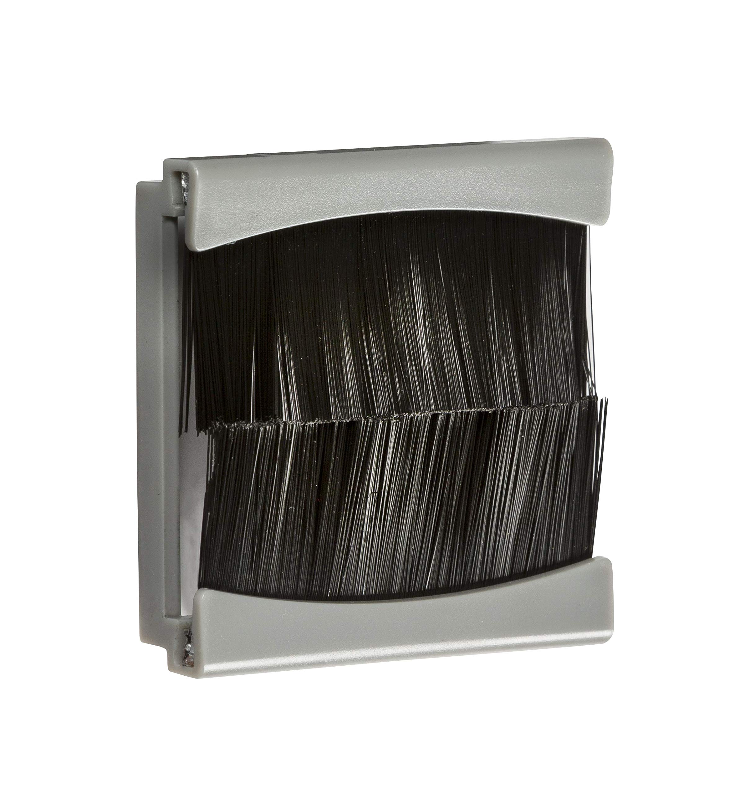 Knightsbridge Brush Module 50 x 50mm, Grey, NETBR2GGY