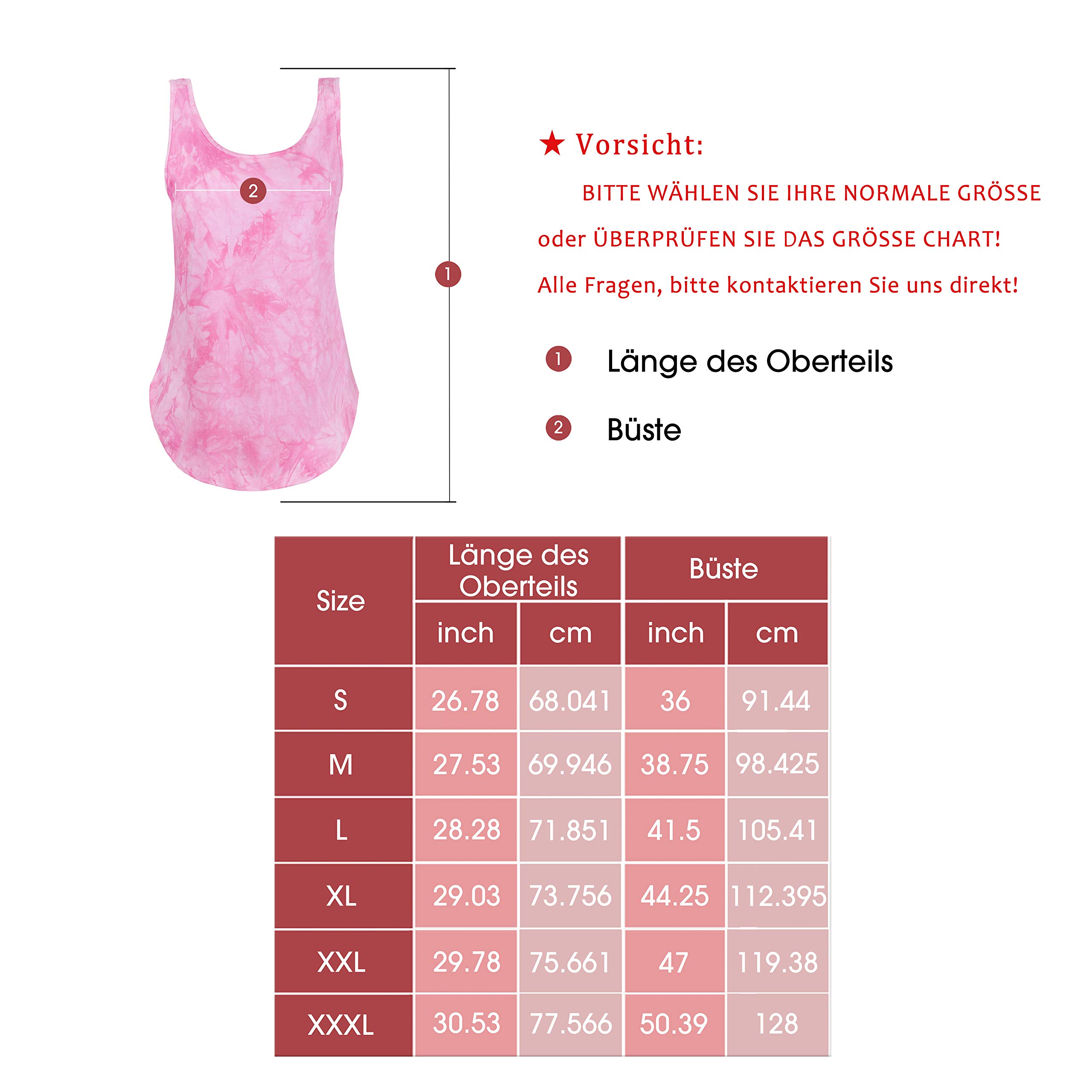 NONSAR Damska koszulka, bez rękawów, na lato, tunika, luźny krój, tank top