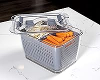 Vista 6 de Kitchen Spaces - 1465A6-AMZ Colador de Cocina Kitchen Spaces, Mediano, Gris