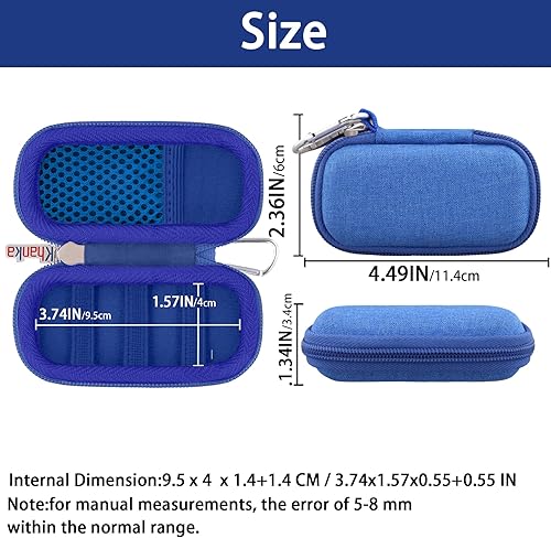 Vista 56 de Khanka Funda rígida de repuesto para AliveCor Kardia Mobile ECG/KardiaMobile 6L EKG (oro rosa)
