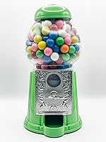 Vista 11 de Máquina de chicles clásica/dispensador de dulces, 9 pulgadas - verde azulado