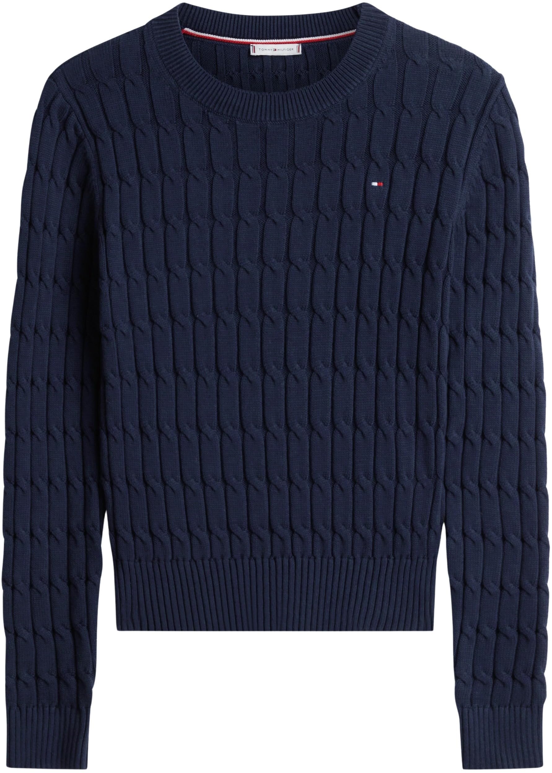 Tommy Hilfiger Co Cable Mid GG C-NK Ls SWT Ww0ww47644 Pull-Over Femme (Lot de 1)