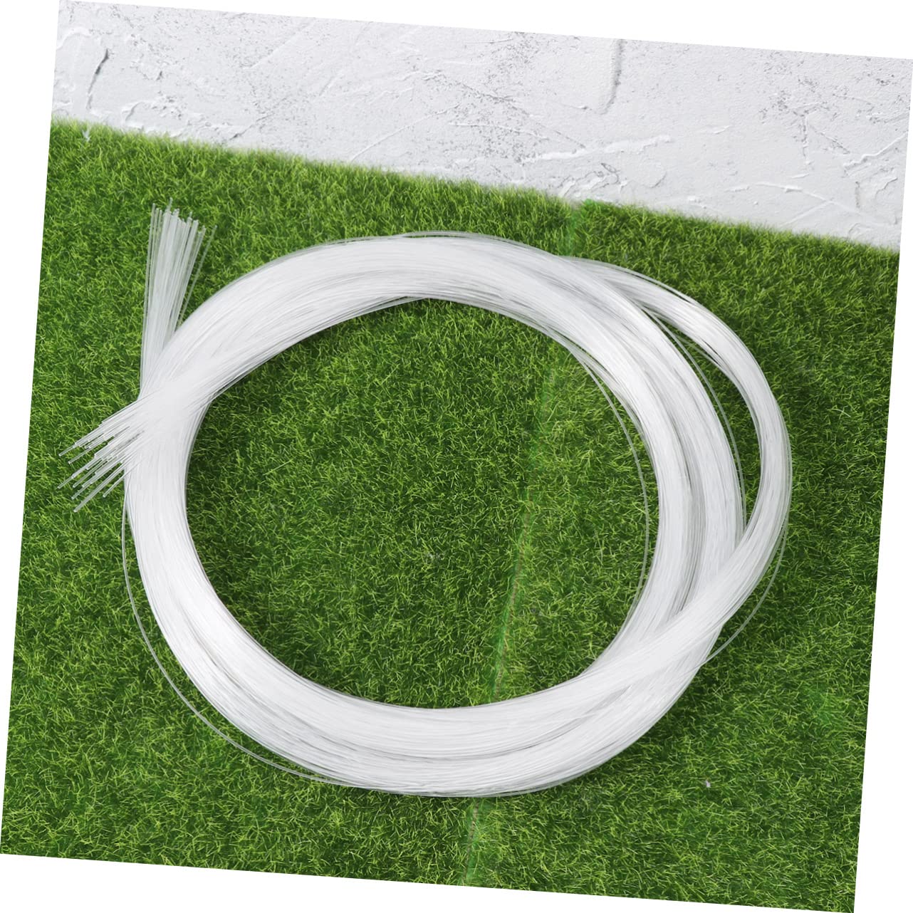 SEWACC 100pcs Led Fiber Optic Lights 0.75mm Fiber Cable 2m Long Optic Side Glow for Decor Party Festival