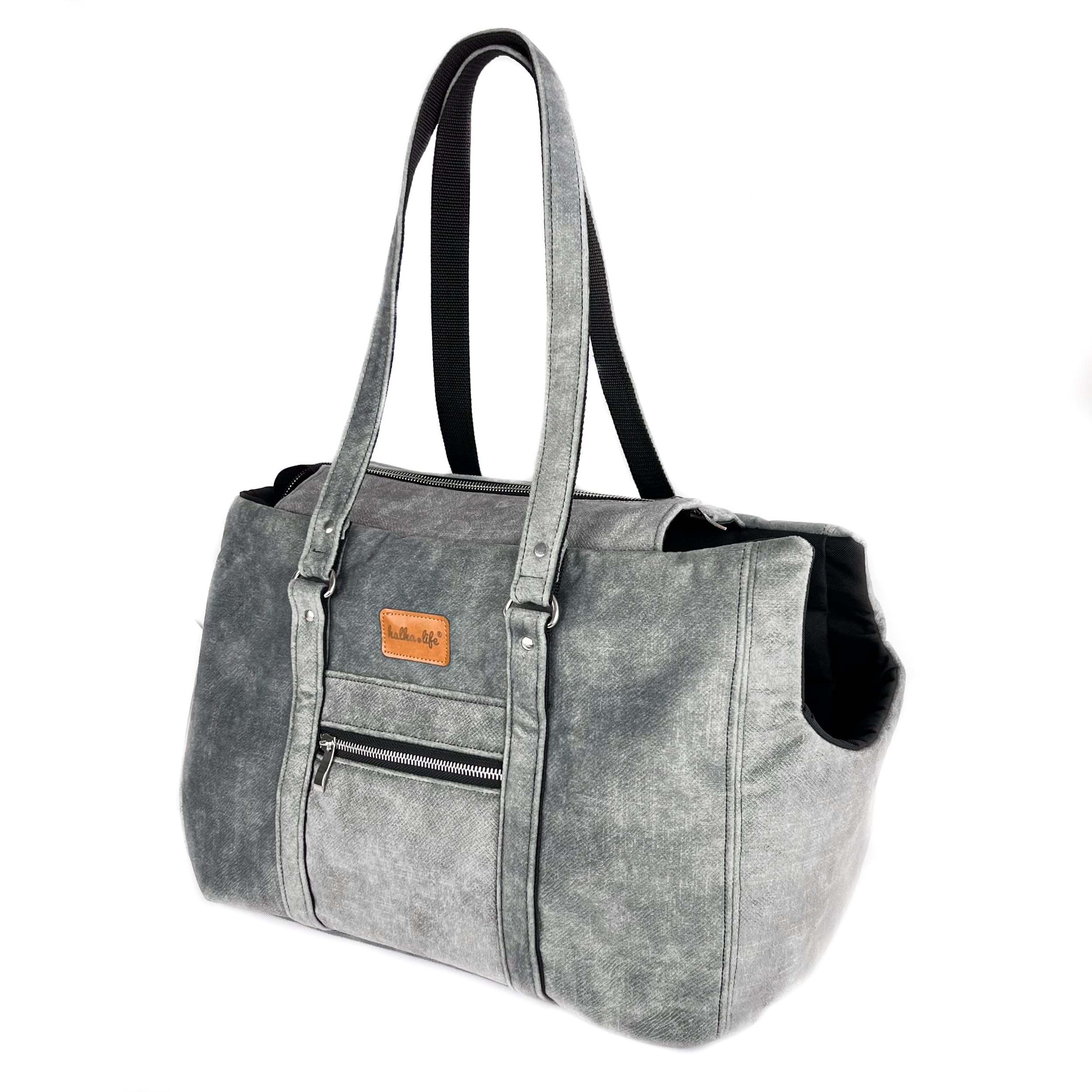 Borsa Trasporto Per Cani Fino 15kg - Zainetto Morbido E Traspirante Per Piccoli Animali - Foto 8