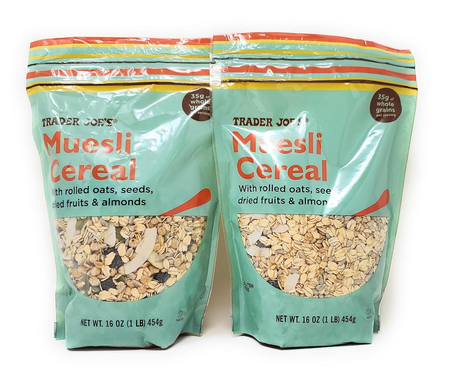 Trader Joe's Muesli Cereal With Rolled Oats, Seeds, Dried