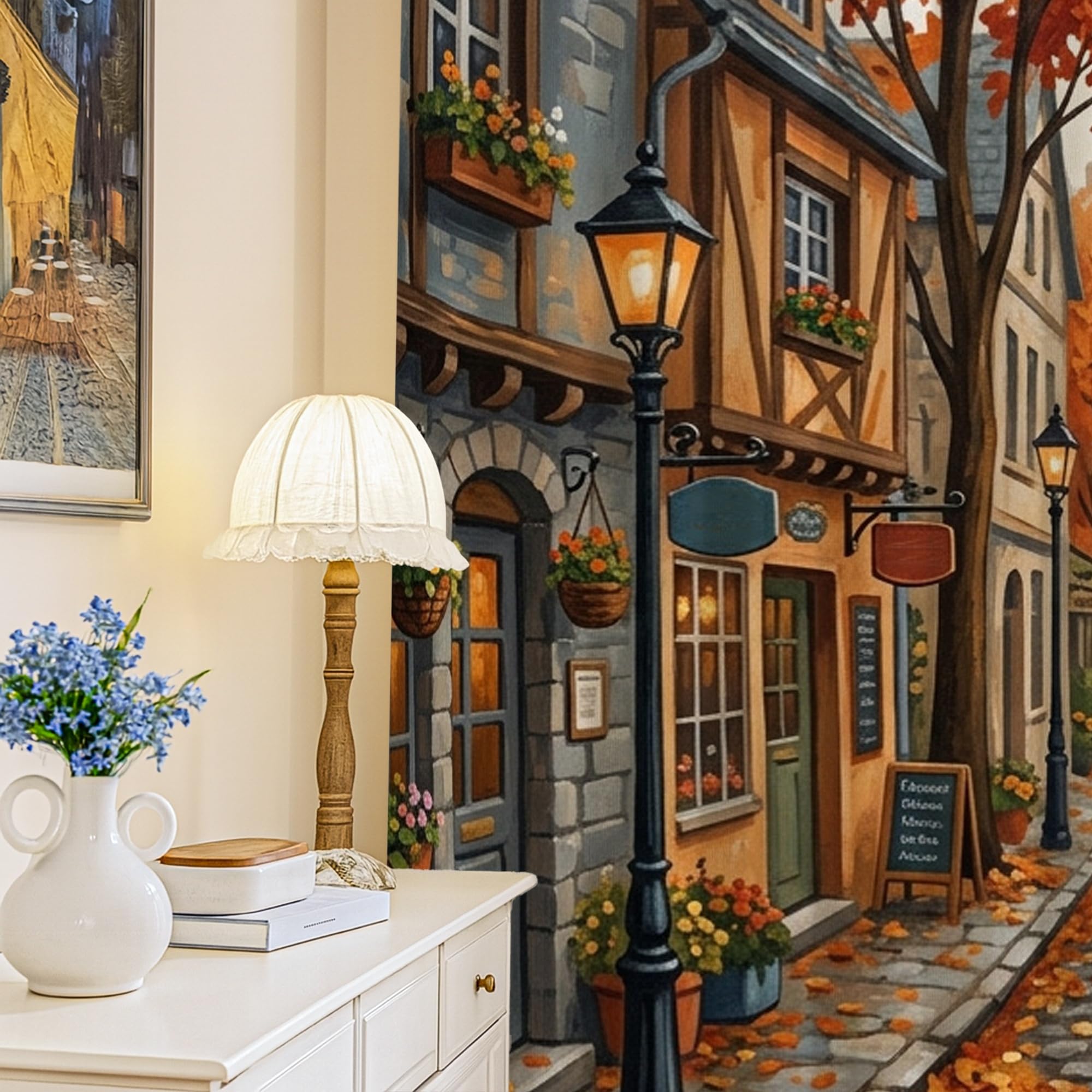 Rideaux occultants d'automne orange pour une maison douce et cocooning