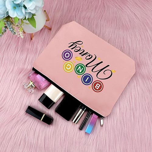 Vista 11 de Sfodiary Bingo Game Lover Gift Bingo Dinero Maquillaje Bolsa Casino Amantes Regalo para las Mujeres Cosméticos Bolsa de Bingo Jugador de Bingo