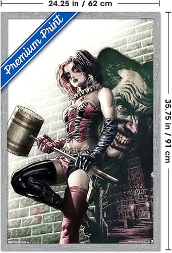 Miniatura 7 de Trends International DC Comics - Póster de pared de Harley Quinn, 22.375 x 34 pulgadas, versión premium sin marco