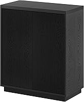 Vista 5 de Henn&Hart Alston Gabinete de Acento, 28" de Ancho, Veteado Negro