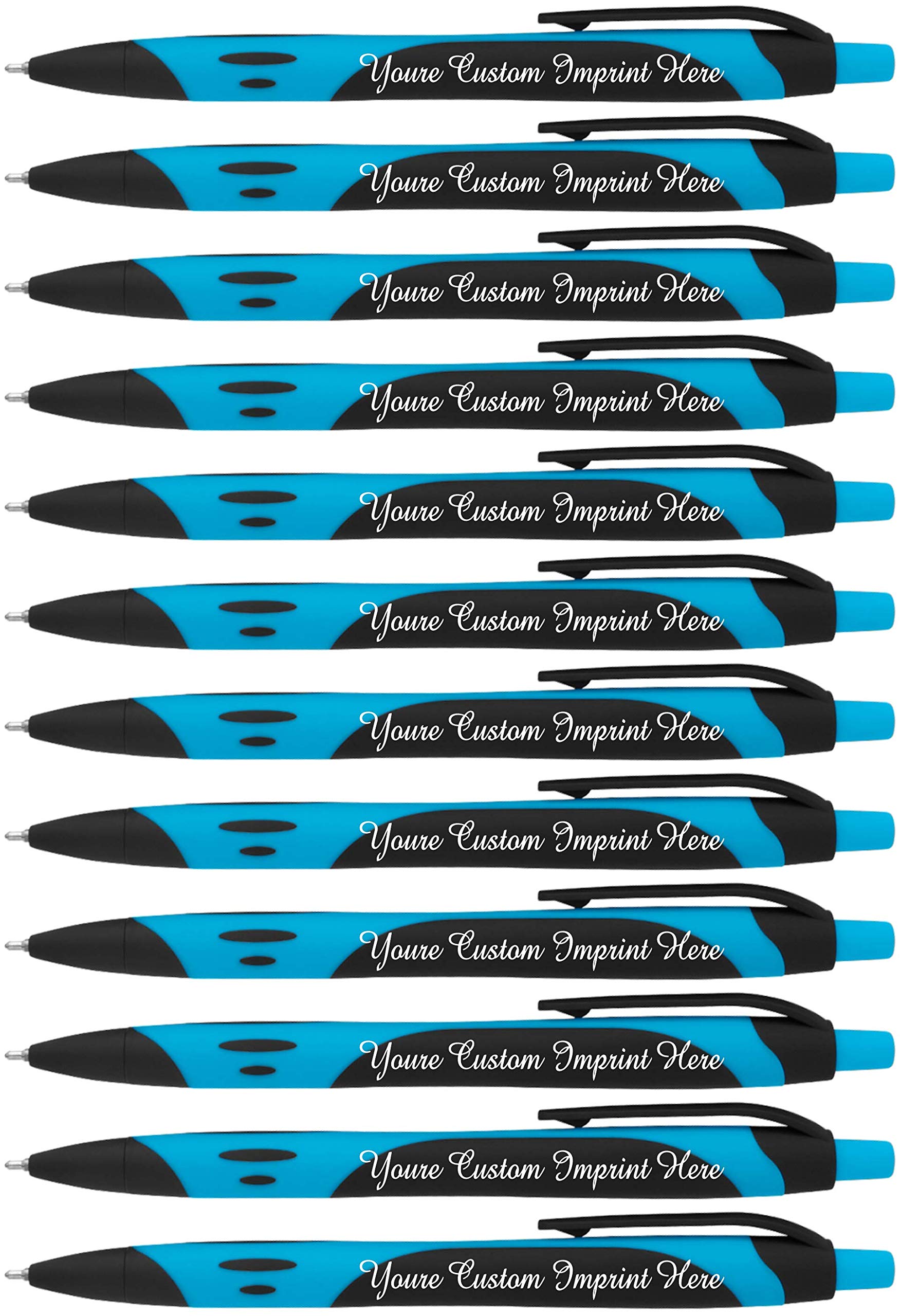 Express Pencils Your Name Custom Printed on our Bentley Rubberized Two-Tone Soft Touch Ballpoint Pen is a stylish, premium pen, black ink, medium