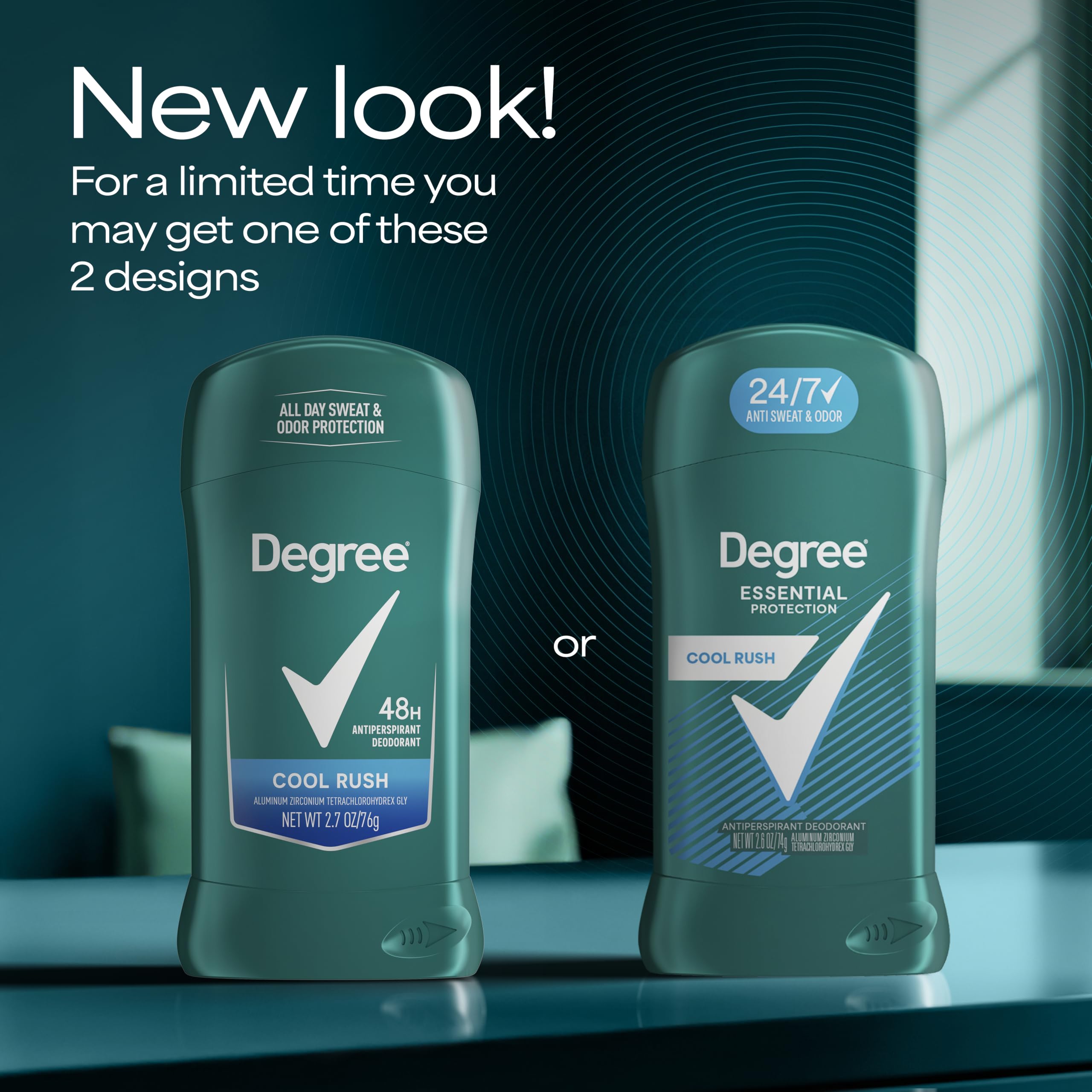 Degree Men Cool Rush Antiperspirant - Twin Pack -7
