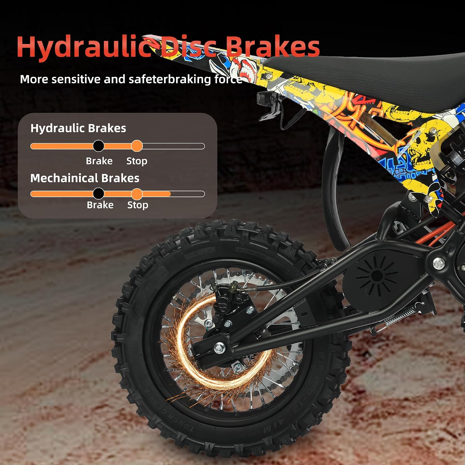 2500W/4000W Electric Dirt Bike for Teens & Adults - 37/40MPH Off-Road EBike, 48V 13AH 60V 28AH Removable Battery E Bikes, 14"/12" Fat Tires Bicycle, Mountain Trail Motorcycle for Ages 13+