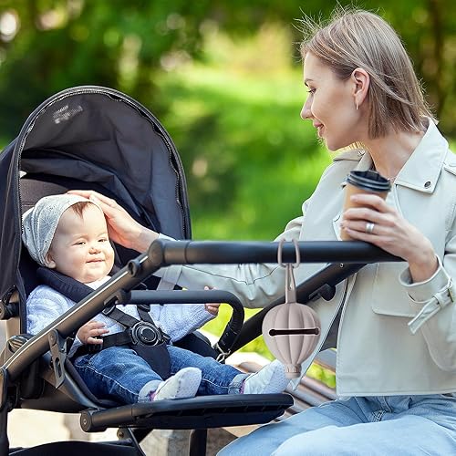 Miniatura 4 de Funda de silicona para chupete, sin BPA, bolsa de silicona para chupete para viajes, accesorios para chupetes para niños y niñas, funda de