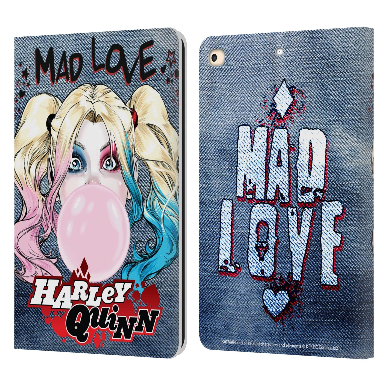 Housse iPad 9.7 protection intégrale portefeuille Batman Harley Quinn - 7