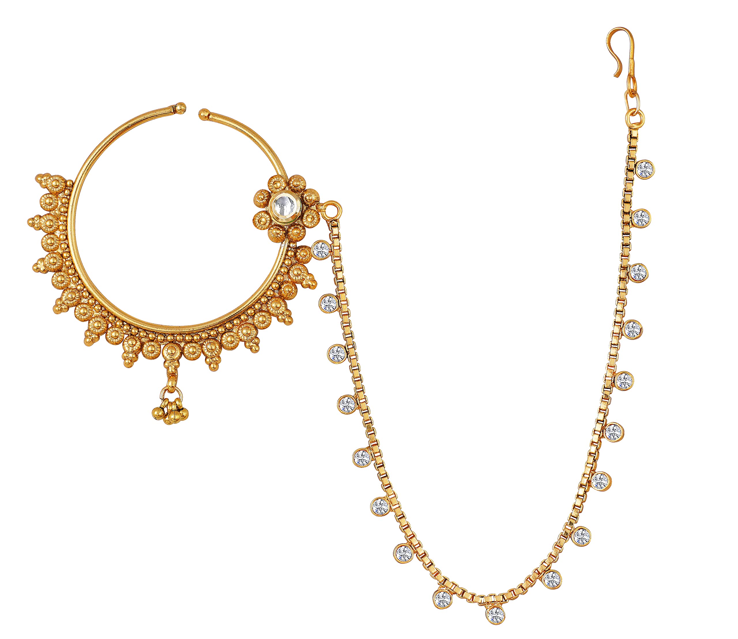 See full amazon price history chart for JFL - Jewellery for Less Traditional Gold Plated Designer Kundan Nath/Nose Ring for Women Girls.,Valentine JFL - Jewellery for Less Traditional Gold Plated Designer Kundan Nath/Nose Ring for Women Girls.,Valentine (B0BGY5BL72) Amazon Price History, Amazon Price Tracker