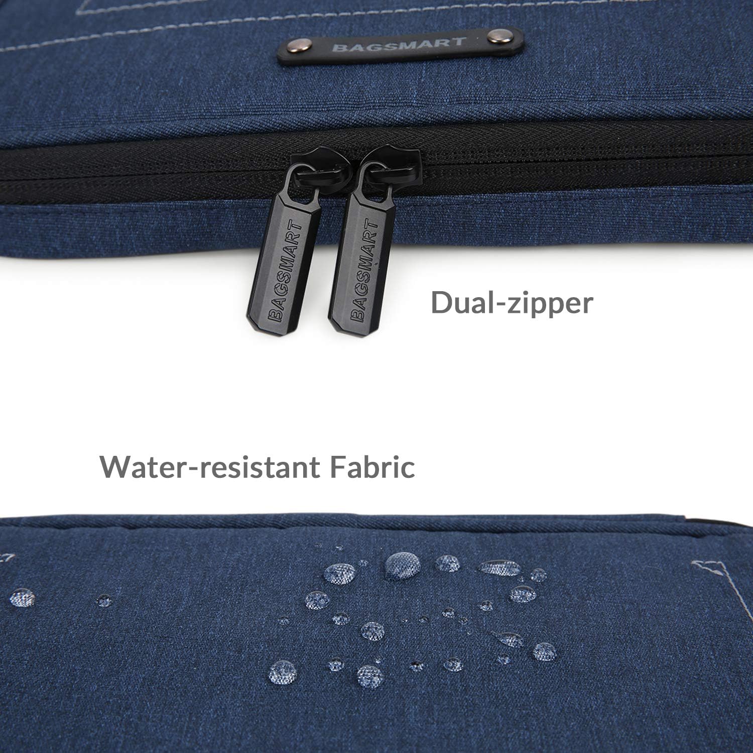 BAGSMART Electronic Organizer Travel Cable Organizer Electronics Accessories Cases for 7.9’’ iPad Mini, Cables, Chargers, USB, SD Card