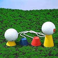 Vista 9 de Angoily 24 piezas de accesorios de práctica de pelotas de golf, suministros de pelotas de golf, clavos de práctica de pelota de golf, clavos