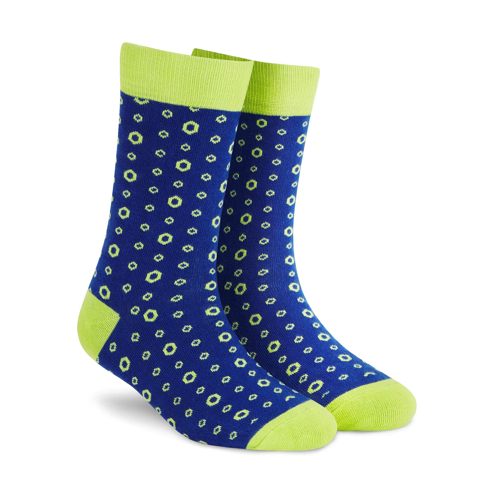 Socks for MEN and WOMEN - (Pack of 1 | Crew Length | Material: Combed Cotton | Multicolour | Size: Free (UK 7-12))-image-32