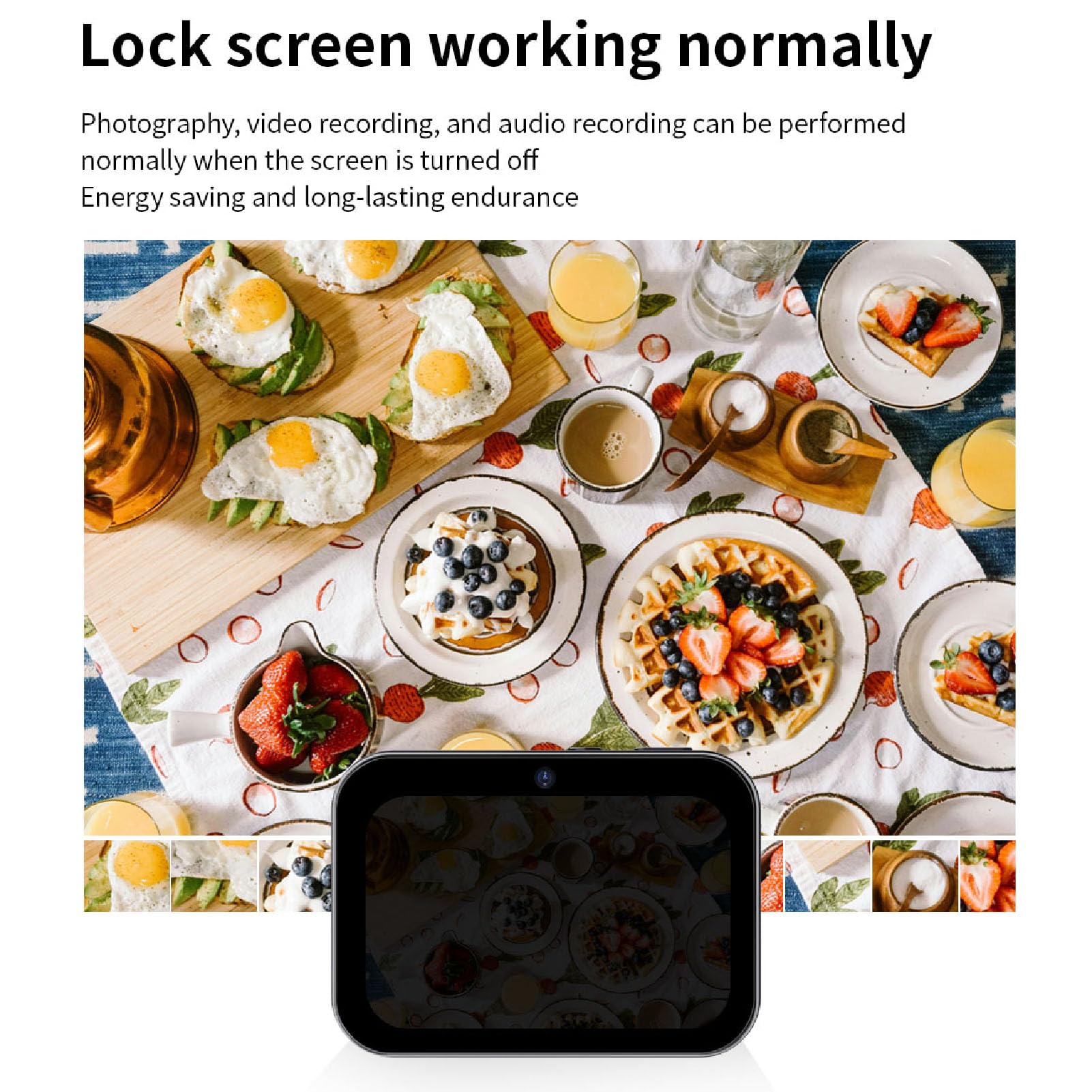 Appareil Photo Numérique 4K, Caméra CCD HD 64MP avec écran Tactile 3, Triple Objectif, Vision Nocturne, OTG, Lecteur de Musique, Appareil Photo Numérique Point and Shoot