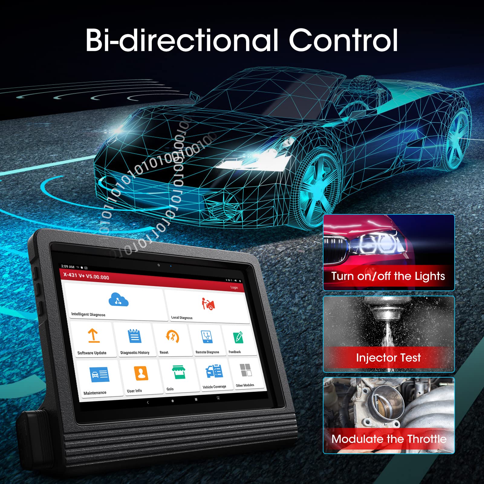 LAUNCH X431 V+ PRO 4.0 Bidirectional Scanner, 2022 Version, Full System