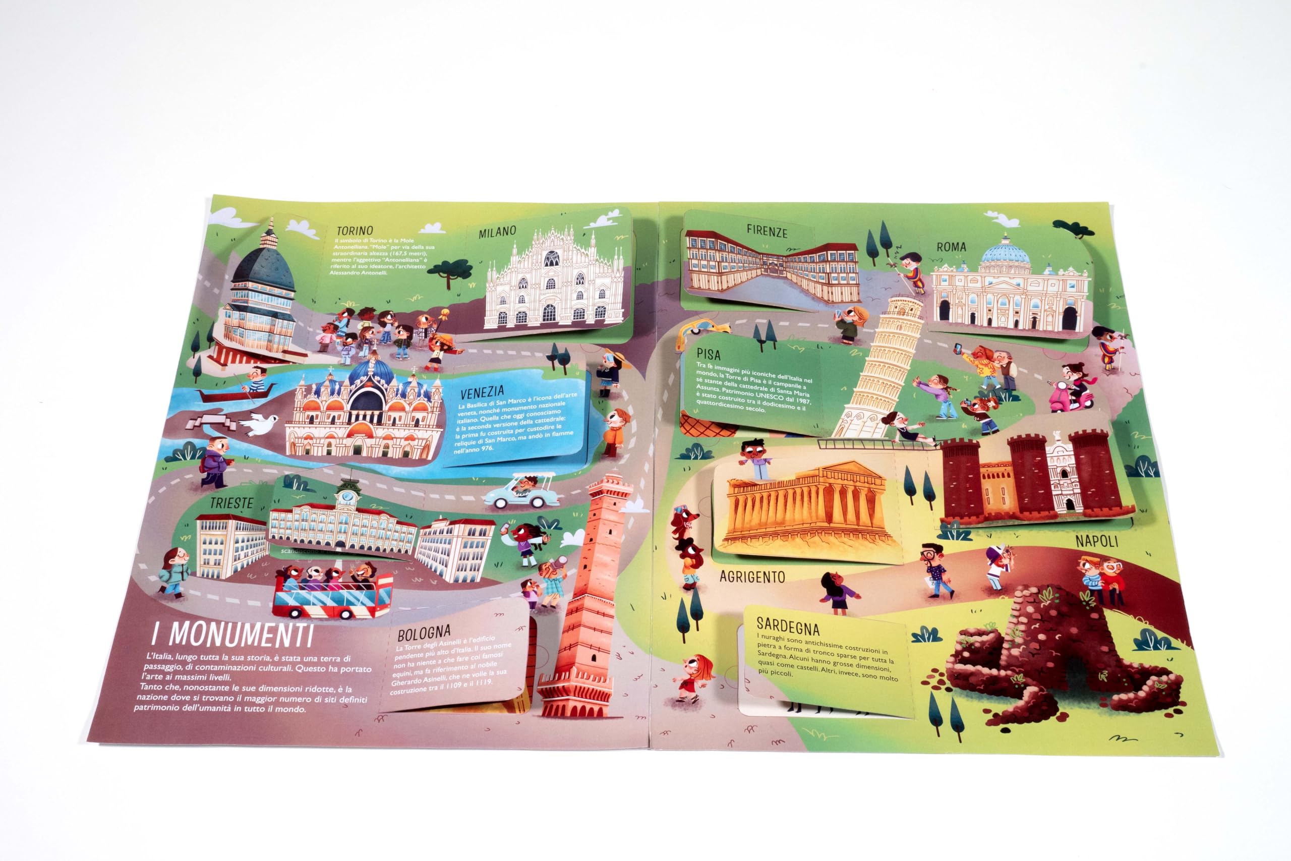 Atlante d'Italia flip-flap. Viaggi intorno al mondo. Ediz. illustrata