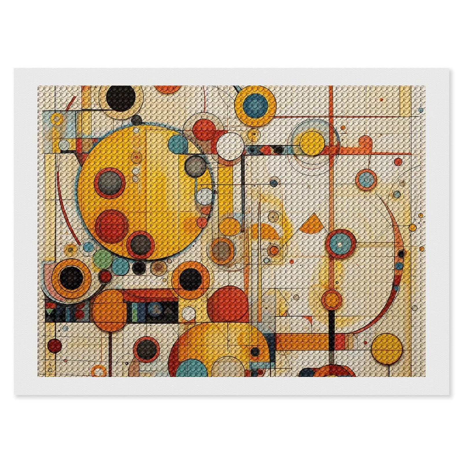 NONHAI Diamond Painting Kits for Adults - DIY Diamond Art Kits for Beginners - Full 5D Paint Drill Diamond Dots Paintings- Rich Swirls of Lines Diamonds Pictures Gem Art and Craft Wall Decor 12"x16"