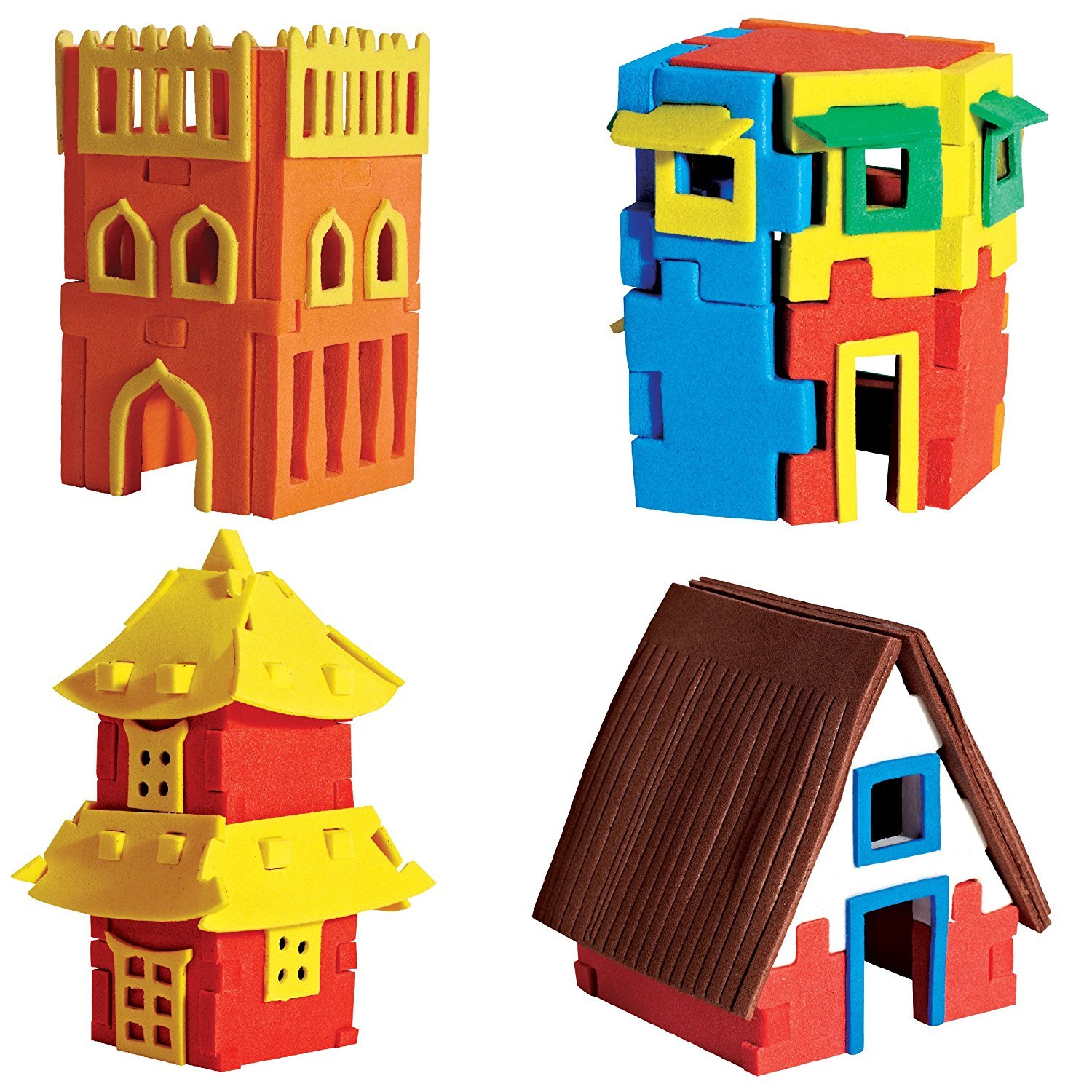 Imagimake Worldwide Houses Educational Toy and 3D Puzzle for 5 Year Old